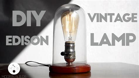 August 29, 2013 by matt leave a comment. DIY Glass Cloche Lamp | Modern Builds | EP. 15 | Cool Edison Lamp - YouTube