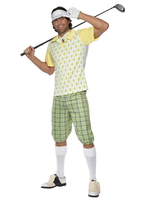 Mens Gone Golfing Golfer Pub Golf Stag Night Fancy Dress Costume Adult