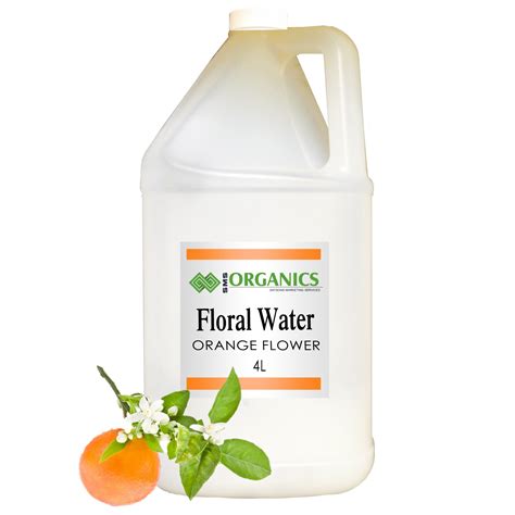 Orange Flower Floral Water Smsorganics Pure Essential Oils Carrier