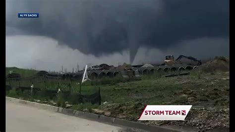 Watch Dozens Of Viewers Share Video As Tornado Confirmed In Dallas County
