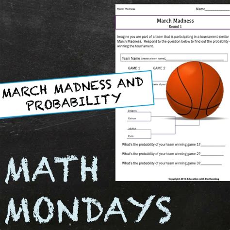 Math Mondays A Little March Madness Education With Docrunning