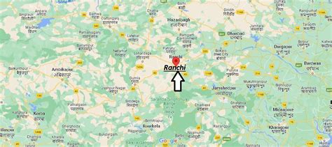 Which State Is Ranchi In India Where Is Map