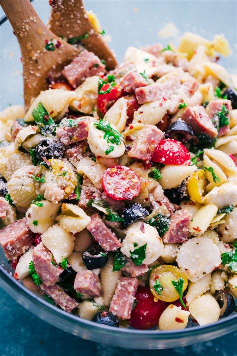Apr 15, 2021 · pasta salad recipes are always a huge hit at bbq's, potlucks, picnics, and anywhere else that you need a good old fashioned pasta salad recipe that will feed a crowd. The Best Italian Pasta Salad | The Food Cafe