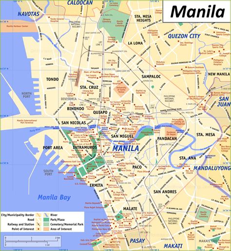 Manila Map Philippines Detailed Maps Of Manila
