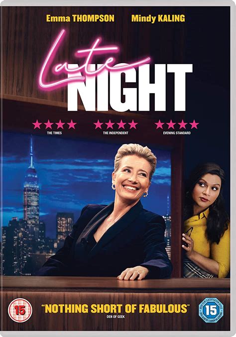 Late Night DVD 2019 Amazon Co Uk DVD Blu Ray