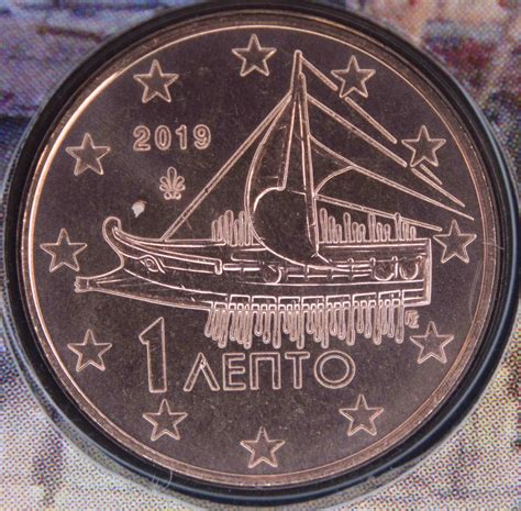 Greece 1 Cent Coin 2019 Euro Coinstv The Online Eurocoins Catalogue