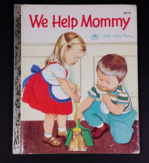 1959 we help mommy little golden books 305 42 little golden books mommy book read it