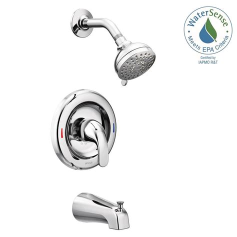 We have 19 images about bathtub faucet handles including images, pictures, photos, wallpapers, and more. MOEN Adler Single-Handle 4-Spray Tub and Shower Faucet ...