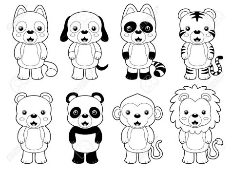Fredrick Daily Animal Outlines For Kids