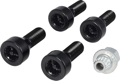 Justech Locking Security Wheel Bolts Nuts Set M12 X 15 Compatible With