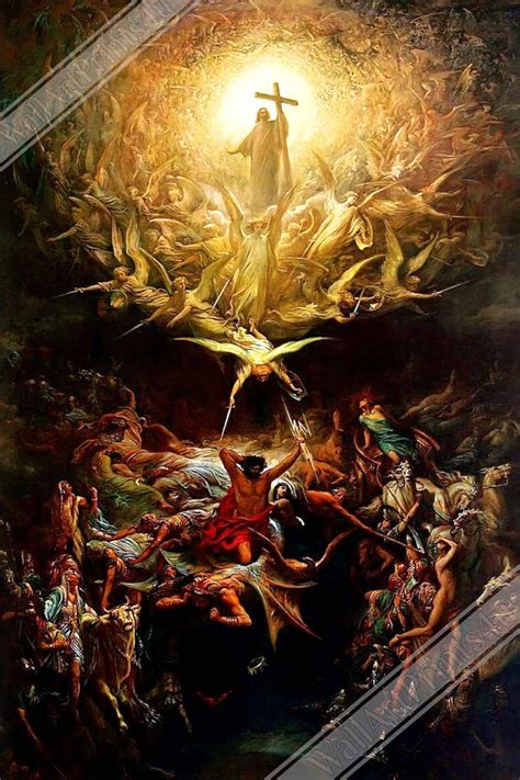 Christianity Poster The Triumph Of Christianity Over Paganism Gustav