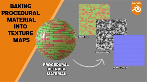 Bake Blender S Procedural Material Into Texture Maps The Cgi Creator