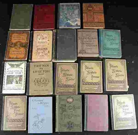 322 Lot Early Childrens Primer Books Late 1800s Goo