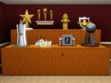 Mod The Sims Showbiz Profession And Other Trophies For Displays