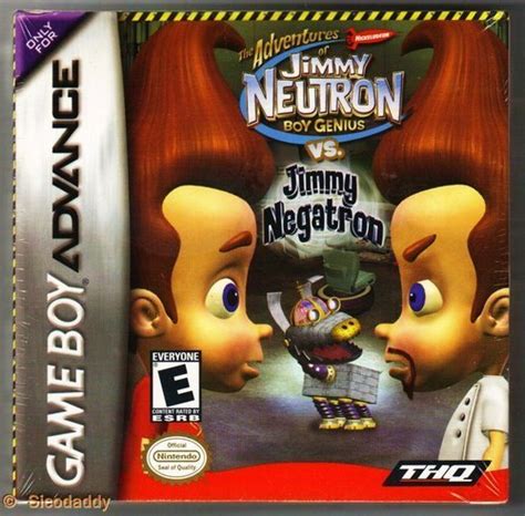 Jimmy Neutron Vs Jimmy Negatron Gba Video Games