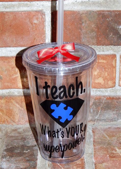 Autism Awareness Teacher Gift Autism Teacher Autism Puzzle  Etsy