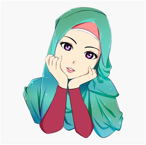 Cute Girl Cartoon Images With Hijab