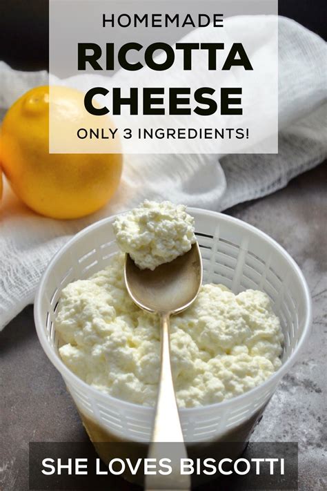 Easy Homemade Ricotta Cheese Artofit