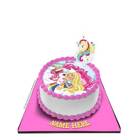 Barbie Birthday Cake 7th Birthday Cakes Unicorn Birthday Birthday