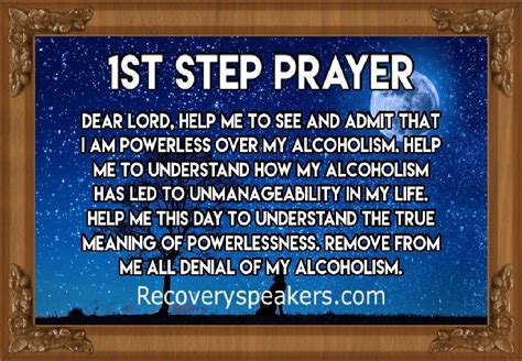 Alcoholics Anonymous Prayer For The Day Churchgistscom