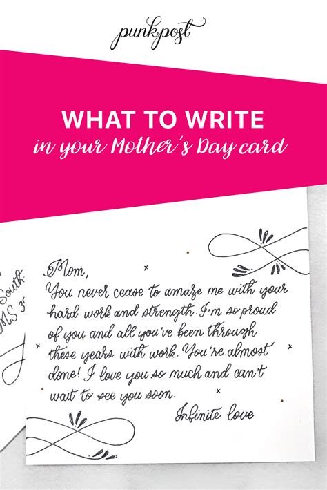 To our daughter on her graduation day, we are pleased with you and your achievements. What to Write in Your Mother's Day Card | Christmas card ...
