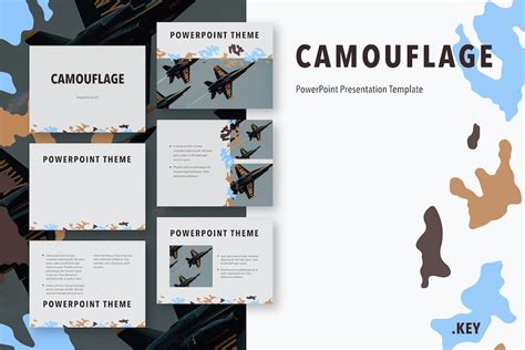 Camouflage Powerpoint Template Presentation Templates Envato Elements