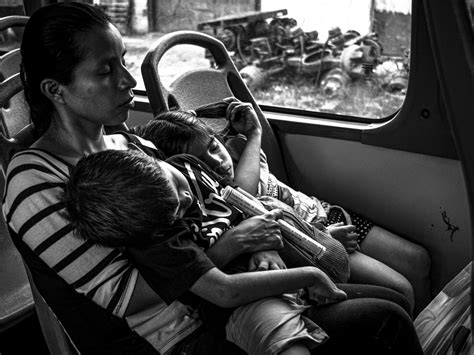 Mother And Her Children In A Metro Bus Smithsonian Photo Contest