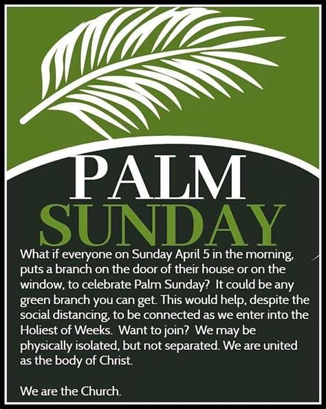 Palm Sunday Nsumc Children Faith Formation Palm Sunday Palm Sunday