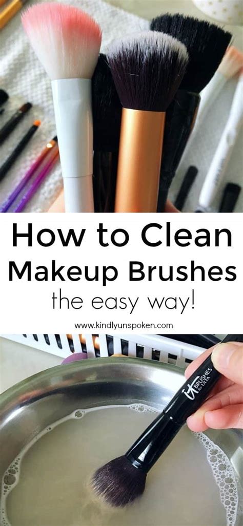 As working makeup artists, we've always understood that practicing good hygiene is at the forefront of our job. How to Clean Makeup Brushes {The Easy Way} - Kindly Unspoken