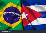 Brazil Cuba Flag Together Stock Photo 1047205852 | Shutterstock