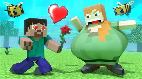 Alex And Steve In Love Love Story Minecraft Animation Life Youtube
