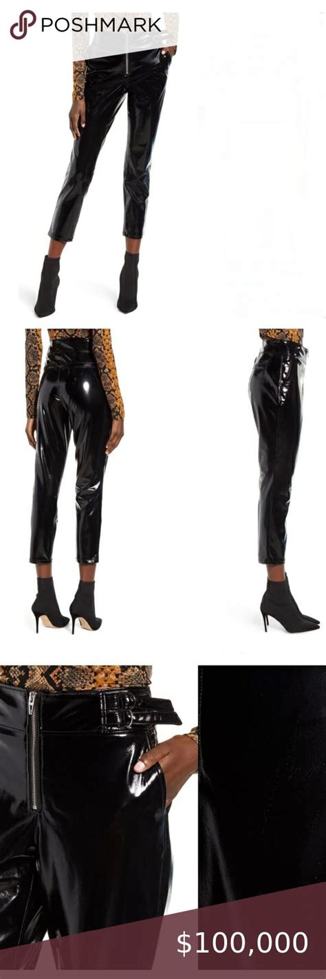 Blanknyc Faux Patent Leather Pants Patent Leather Pants Leather