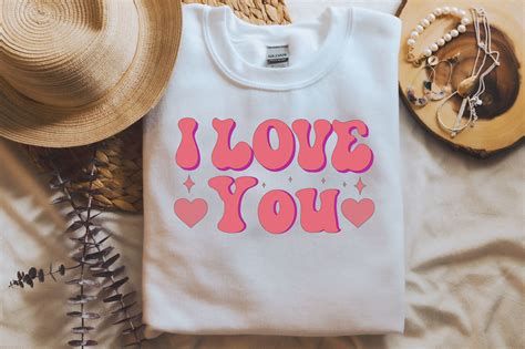 I Love You Sublimation Graphic By Svgfiles · Creative Fabrica
