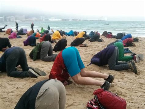 Hundreds Of People Across New Zealand Buried Their Heads In Sand To