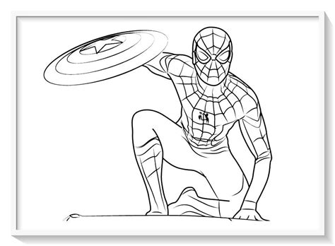 Pin on Dibujos de SPIDERMAN (Hombre Araña) para Colorear