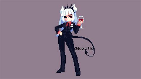 Pixelart Lucifer Helltaker Pixel Art Characters Anime Pixel Art My