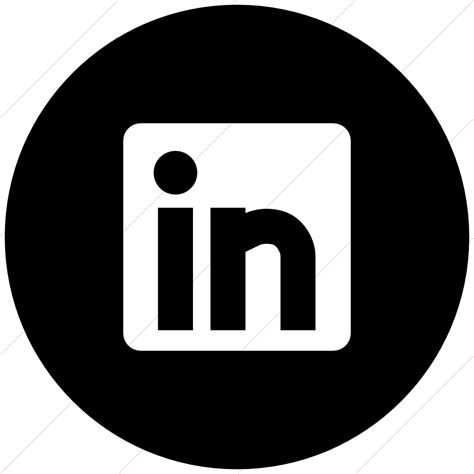 White Linkedin Logo Transparent Background 8 Black And White Linkedin