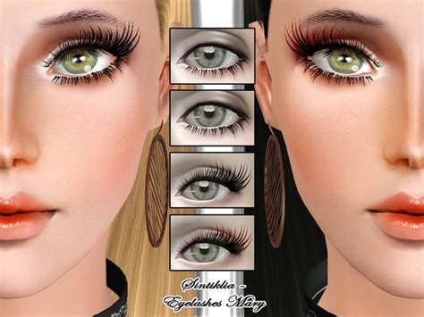 Sintikliasims Sintiklia Fm Eyelashes Mary Sims Sims 4 Cc Makeup