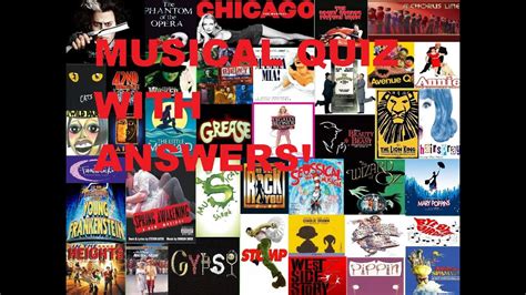 This is a musical quiz i have decided to do. Musical Quiz! WITH ANSWERS! - YouTube