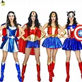 Disfraz de Supergirl para adulto, disfraz de superhéroe para mujer ...