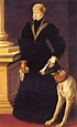 1557 Juana de Habsburgo with dog by Alonso Sánchez Coello ...