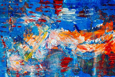 Free Images Blue Water Acrylic Paint Modern Art Reflection