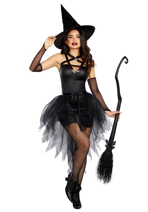 Halloween Ladies Womens Adult Kids Wicked Witch Hat Fancy Dress And