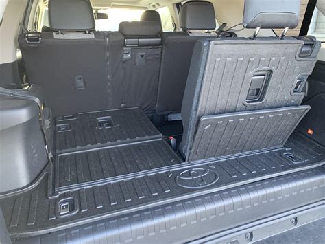 Installed Oem All Weather Cargo Liner That Integrates With 3rd Row R