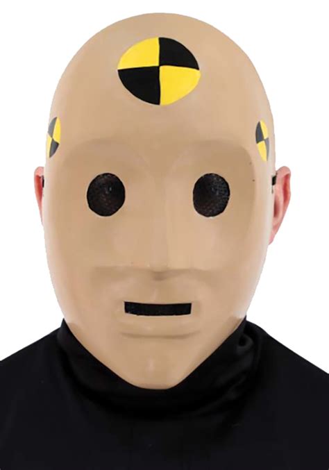 crash test dummy adult mask adult halloween masks