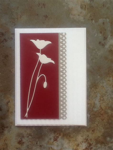 Prim Poppy By Judy Shears Memory Box Dies Craft Cards Beautiful