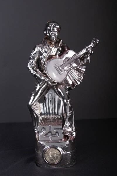 Mccormick American Blended Whisky Silver Anniversary Elvis Decanter