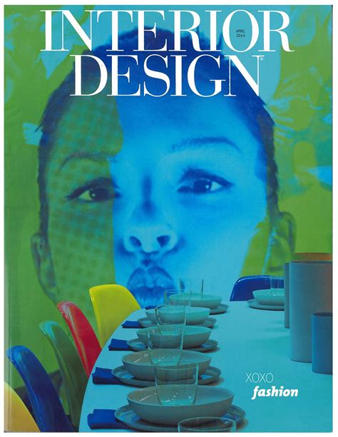 Interior Design April Issue Interior Design Magazine Cover Lobby