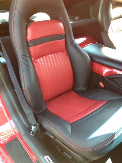 1997 2004 C5 Corvette Genuine Leather Seat Covers Custom Interior