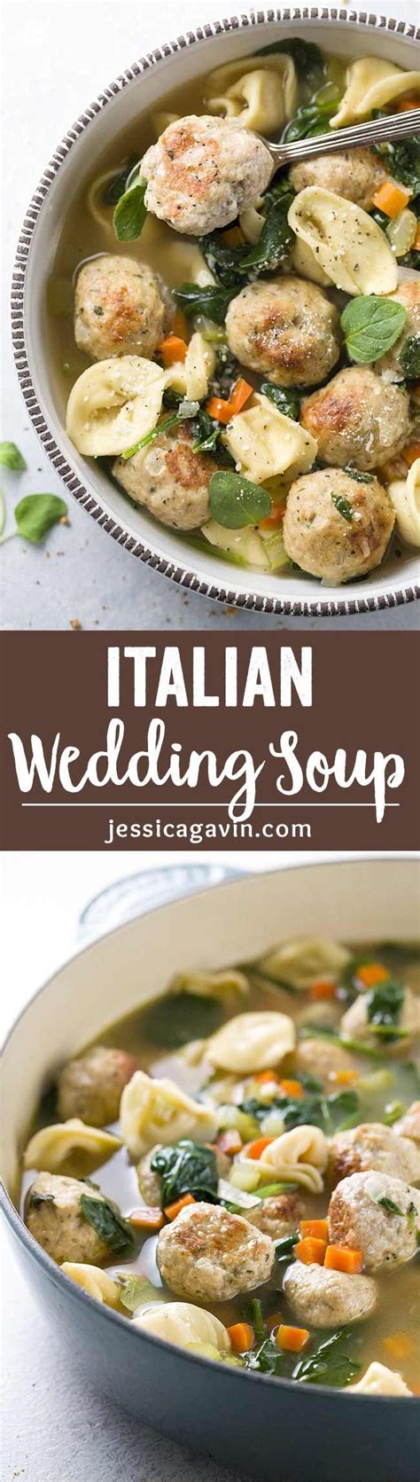 The big game is coming up and we love watching it with a group of family and friends. Italian Wedding Soup with Turkey Meatballs | Recipe | Italian wedding soup, Soup dish, Wedding soup